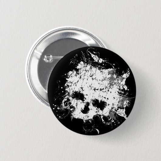 Platscher Schädelknopf Button (Vorne & Hinten)