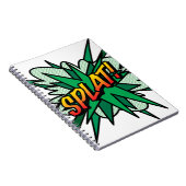 PLATSCHER Spaß Retro Comic Pop Kunst, Dichtung und Notizblock (Rechte Seite)