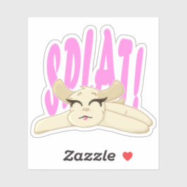 Platscher WelpenVinyl-Sticker Aufkleber