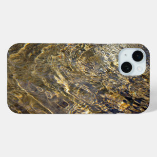 Plätscherndes Gold wässern abstrakte iPhone 6 15 Mini Hülle