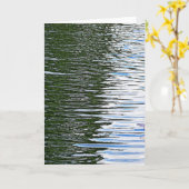 Plätscherndes Wasser Karte (Gelbe Blume)