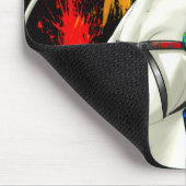 platsches Bild des Anschlags Mousepad (Ecke)