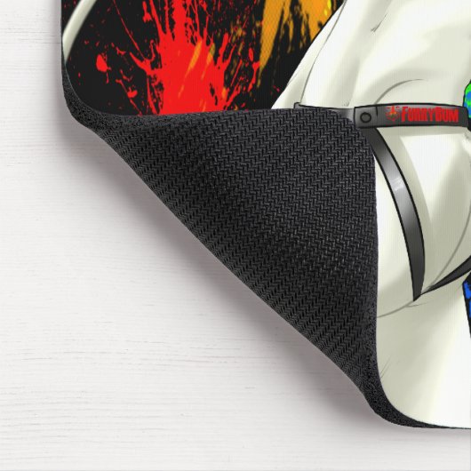 platsches Bild des Anschlags Mousepad (Ecke)