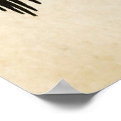 Platte 66 | Elfenbeinspecht Poster (Ecke)