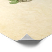 Platte 94 | Grasfinch oder Bachgeflügel Poster (Ecke)