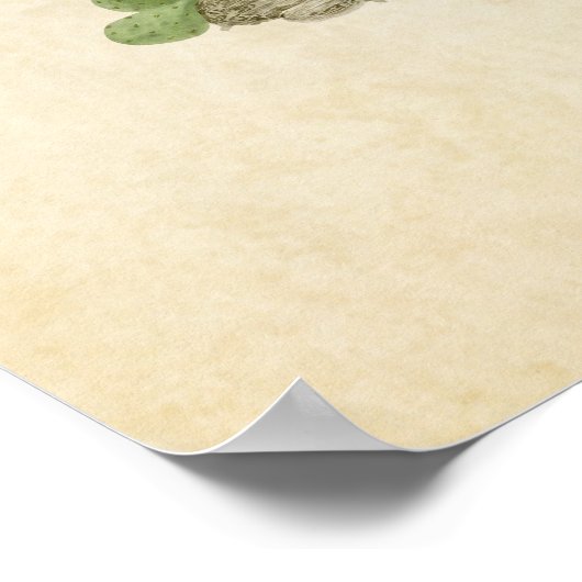 Platte 94 | Grasfinch oder Bachgeflügel Poster (Ecke)