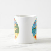 Platte Bay Michigan Vintag Kaffeetasse (Mittel)