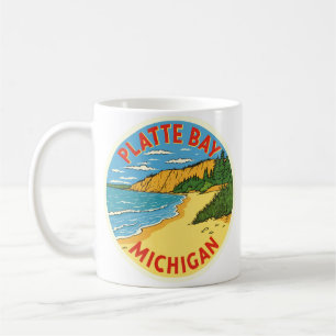 Platte Bay Michigan Vintag Kaffeetasse