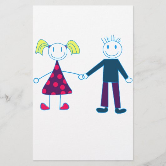 Platte Briefpapier (Vorderseite)