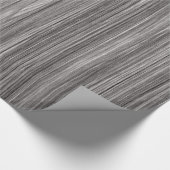 Platte der verwitterten grauen hölzernen geschenkpapier (Ecke)