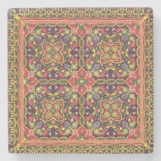 Platte des Entwurfs für Teppiche, 'von den Steinuntersetzer (Vorderseite)