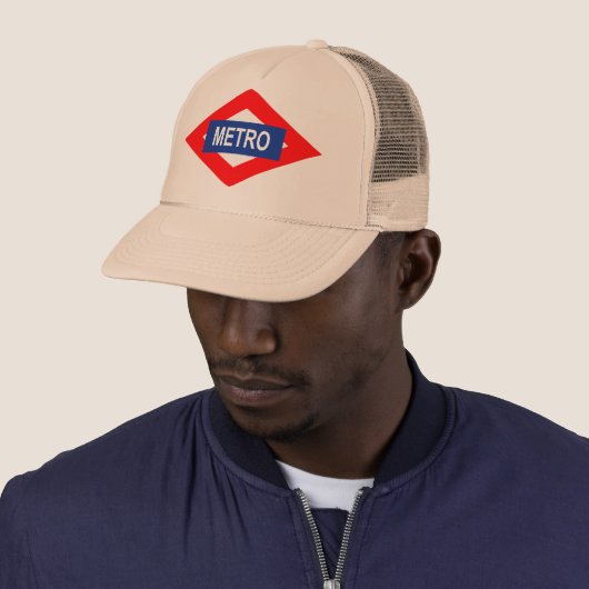 Platte des Meters von Madrid Truckerkappe (Beispiel)