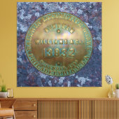 Platte für Dampflokomotive Leinwanddruck (Insitu (Wohnzimmer))