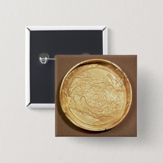Platte (Gold) Button (Vorne & Hinten)