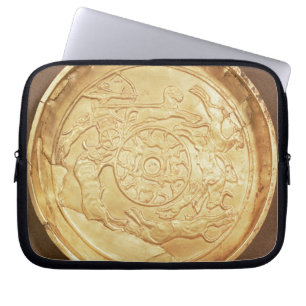 Platte (Gold) Laptopschutzhülle