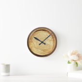 Platte (Gold) Runde Wanduhr (Zuhause)