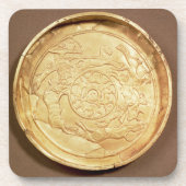 Platte (Gold) Untersetzer (Vorderseite)