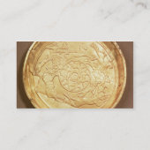 Platte (Gold) Visitenkarte (Rückseite)