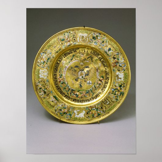 Platte im Besitz von Tsar Alexei Mikhailovich Roma Poster (Vorne)