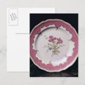 Platte mit botanischer Bauweise Postkarte (Vorne/Hinten)