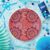 Platte mit Mandala-Blumenmuster-Druck Pappteller (Party)