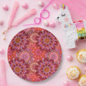 Platte mit Mandala-Blumenmuster-Druck Pappteller (Party)