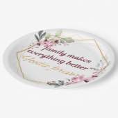 Platte Pappteller (Schrägansicht)