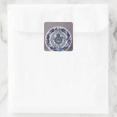 Platte Quadratischer Aufkleber (Tasche)