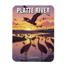 Platte River Sandhill Kraniche Nebraska Reise