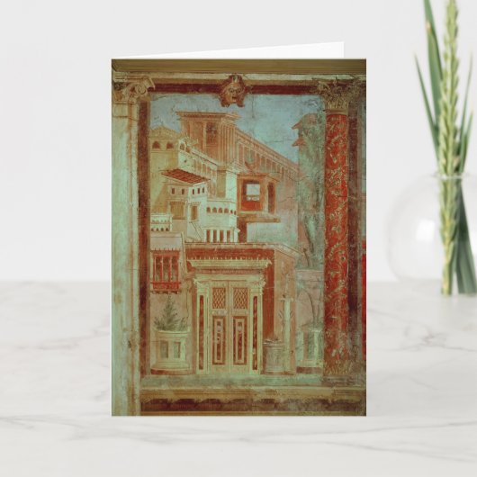 Platte vom Cubiculum vom Schlafzimmer von Karte (Vorderseite)