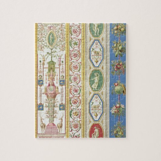 Platte vom RAPHAELLoggia in Vatikan, engr Puzzle (Vertikal)