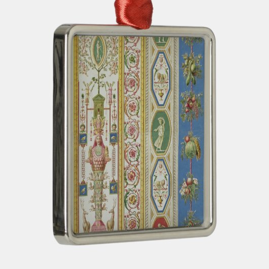 Platte vom RAPHAELLoggia in Vatikan, engr Silbernes Ornament (Rechts)