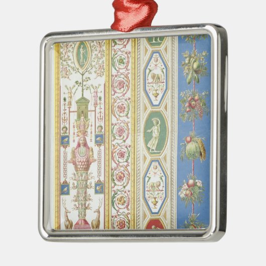 Platte vom RAPHAELLoggia in Vatikan, engr Silbernes Ornament (Links)