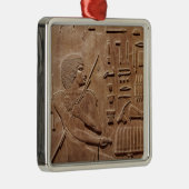 Platte von einer Nische Silbernes Ornament (Rechts)