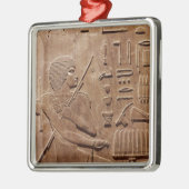 Platte von einer Nische Silbernes Ornament (Links)