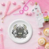 Platte Winter-Greenman Holiday/Solstice Pappteller (Party)