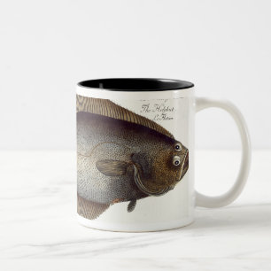 Platte XLVII Franc des Heilbutts Zweifarbige Tasse