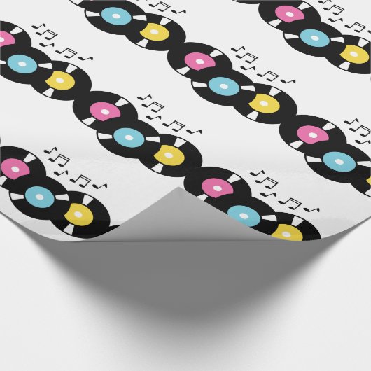 Platten 45s geschenkpapier (Ecke)