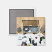 Platten auf dem Boden Magnet (Vorderseite/Rückseite)