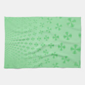 Platten auf Mint Green Kitchen Handtuch (Horizontal)