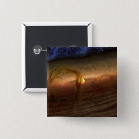 Platten aus planetbildenden Materialien, Rundstein Button (Vorne & Hinten)