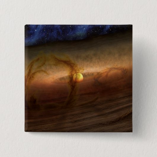 Platten aus planetbildenden Materialien, Rundstein Button (Vorderseite)