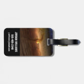 Platten aus planetbildenden Materialien, Rundstein Gepäckanhänger (Rückseite horizontal)