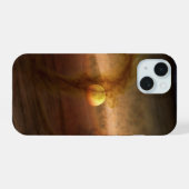 Platten aus planetbildenden Materialien, Rundstein iPhone 15 Hülle (Rückseite (Horizontal))