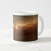 Platten aus planetbildenden Materialien, Rundstein Jumbo-Tasse (Vorderseite Rechts)