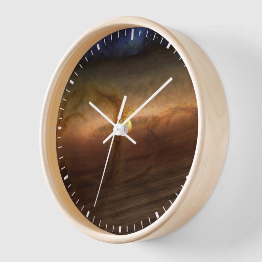 Platten aus planetbildenden Materialien, Rundstein Uhr (Winkel)