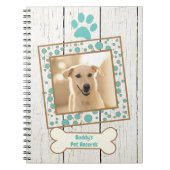 Platten für Haustiere und Pflege Notizblock (Vorderseite)