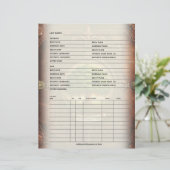 Platten Genealogische Darstellung (Stehend Vorderseite)