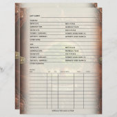 Platten Genealogische Darstellung (Vorne/Hinten)