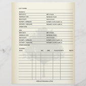 Platten Genealogische Darstellung (Vorderseite)